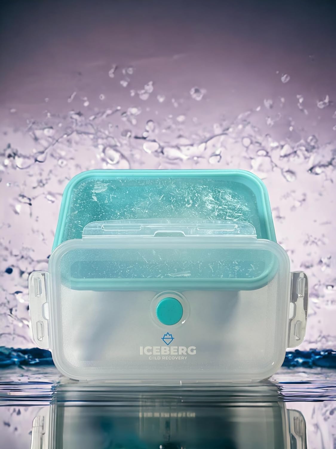 ICEBERG Ice Bath Blocks Maker – 3 Pack | 40oz / 1200ml Reusable Ice Trays for Cold Plunge & Coolers