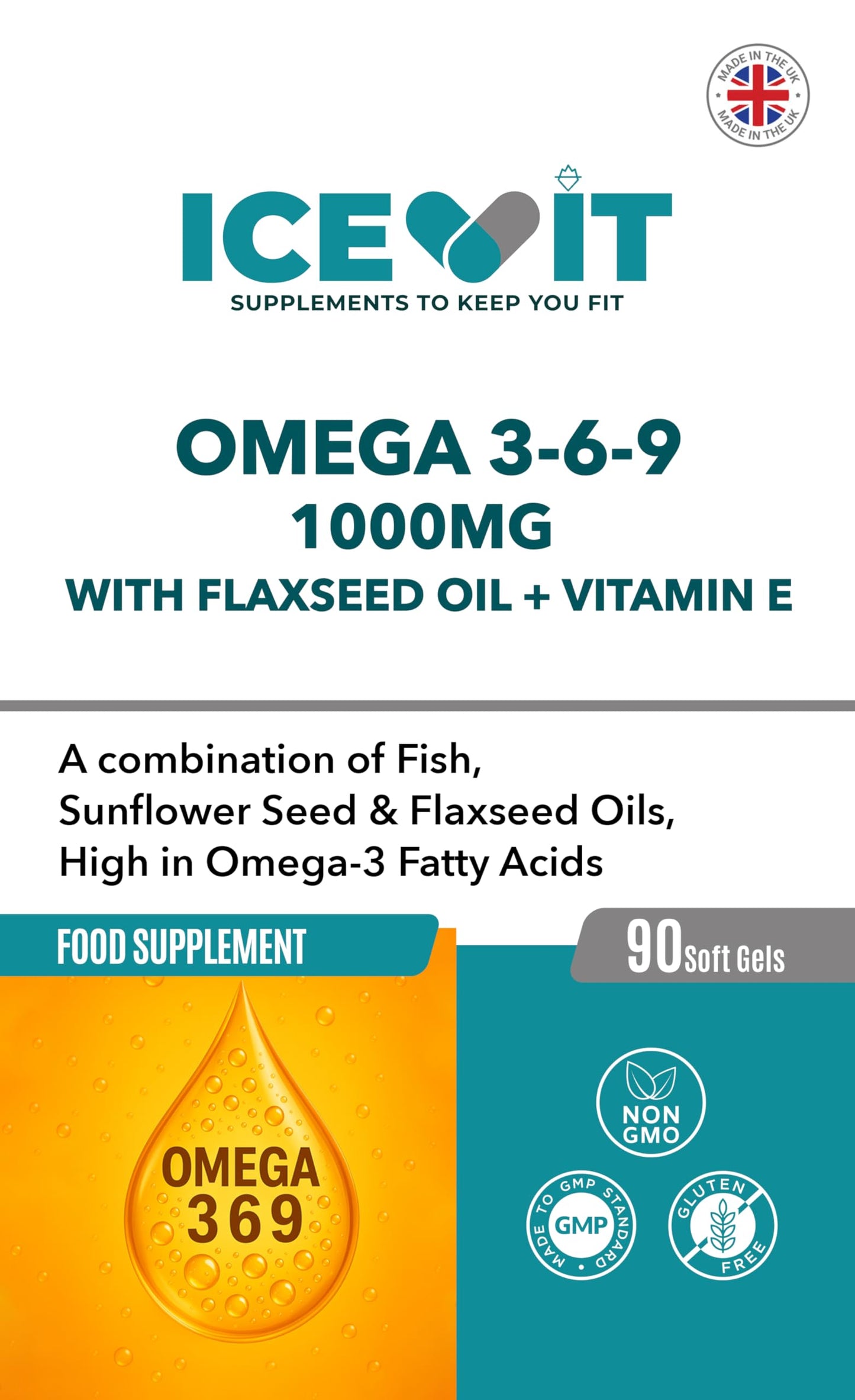 ICEVIT Omega 3-6-9 front label