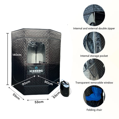 ICEBERG 2.0 Hot Recovery corner Portable Sauna Tent