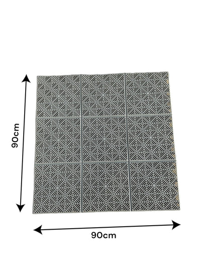 Outdoor Ice Cold Bath, Plunge Pool Floor Tiles | Floor Mat for Garden Patio, Grass, Easy Setup & Cleaning