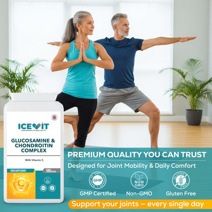 Lifestyle image with active people promoting daily joint nutrition routine