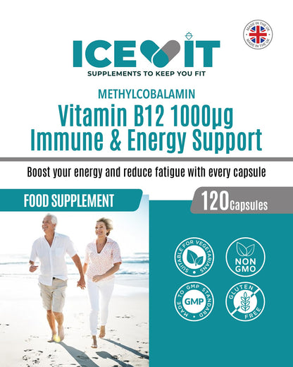 ICEVIT Vitamin B12 1000µg bottle front label view